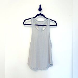 Lululemon racerback tank loose fitting light grey-blue
